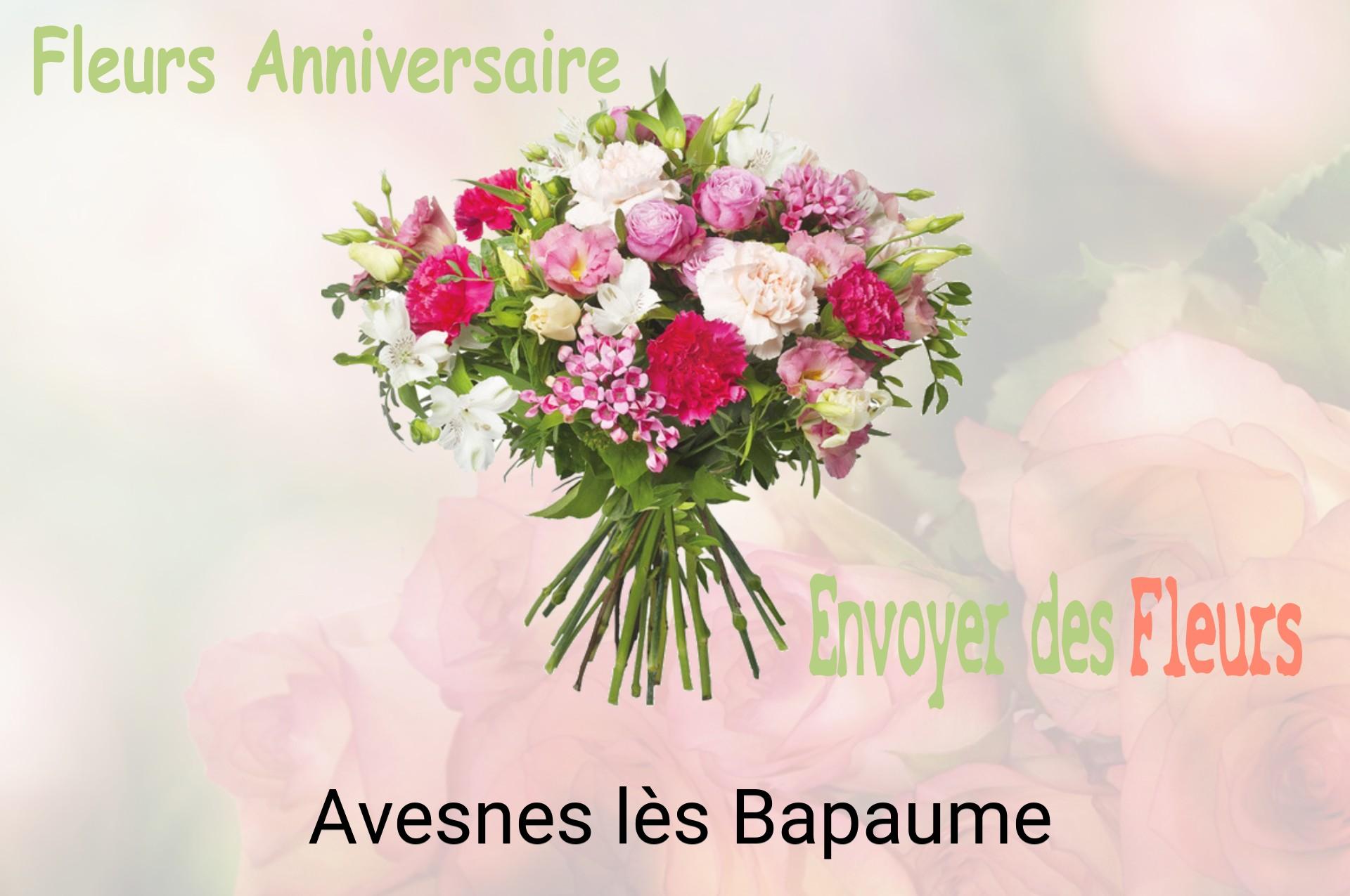 Bouquet de fleurs d’anniversaire livré à Avesnes-lès-Bapaume